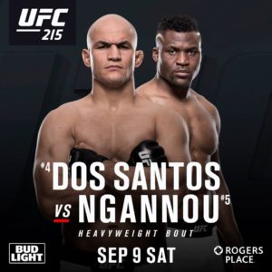 Dos Santos vs Ngannou UFC 215